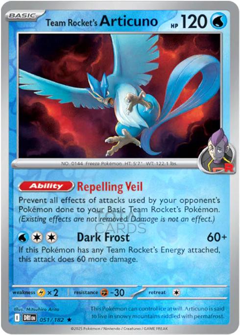Team Rocket's Articuno [Reverse Holo]